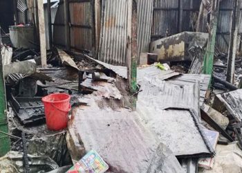 মধুপুরের চাপড়ী বাজারে আ'গু'নে দুই বাড়ি ও একটি দোকান ধ্বংস