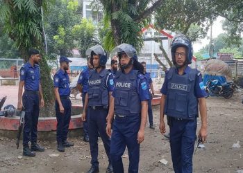 বাসাইল শহীদ মিনার এলাকায় চলছে ১৪৪ ধারা থমথমে অবস্থা