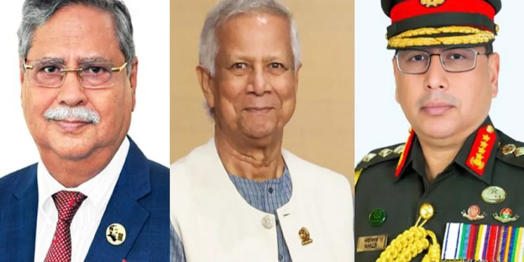 রাষ্ট্রপতি ও প্রধান উপদেষ্টার সঙ্গে সেনাপ্রধানের সাক্ষাৎ