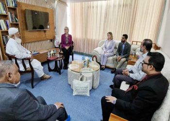 ব্রিটিশ হাইকমিশনার সারাহ কুকের সঙ্গে জামায়াত আমীর শফিকুর রহমানের সৌজন্য সাক্ষাৎ