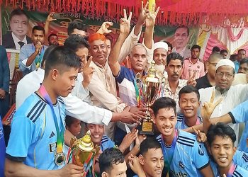 মধুপুরে বিএনপির প্রতিষ্ঠাবার্ষিকী উপলক্ষে প্রীতি ফুটবল ম্যাচ অনুষ্ঠিত