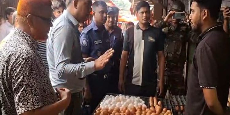 টাঙ্গাইলে কাঁচা বাজার ও ক্লিনিকে ভোক্তার অভিযান