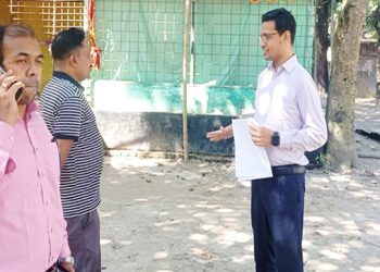 ধনবাড়ীতে পূজা মণ্ডপ পরিদর্শন করল উপজেলা প্রশাসন