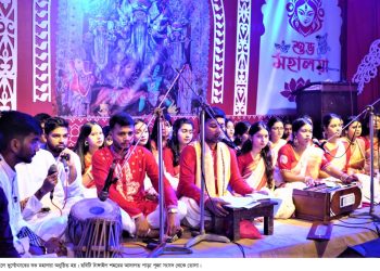 টাঙ্গাইলে শারদীয় দুর্গোৎসবের ‘মহালয়া’ অনুষ্ঠিত
