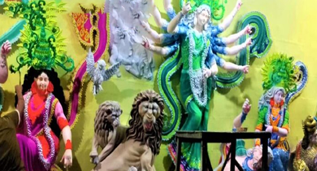 টাঙ্গাইলে ১২৪৭টি মণ্ডপে চলছে দুর্গাপূজার প্রস্তুতি