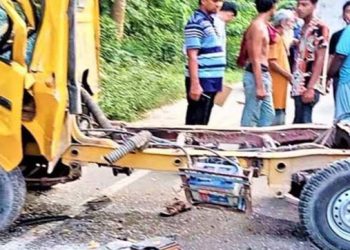 মধুপুরে সড়ক দুর্ঘটনায় দুই জন নি'হ'ত