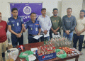ভাঙ্গায় বোমাসহ তিন যুবক গ্রেফতার