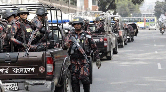 ঢাকাসহ চার জেলায় আইনশৃঙ্খলা রক্ষায় বিজিবি মোতায়েন