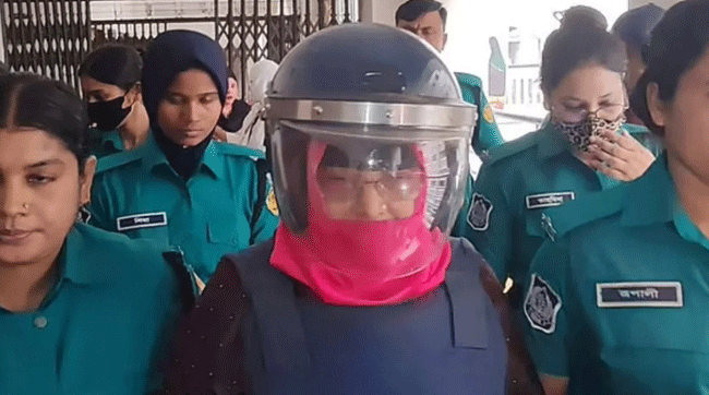 ধানমণ্ডিতে আটক সালমা ইসলামকে জুলাই হত্যাচেষ্টা মামলায় কারাগারে