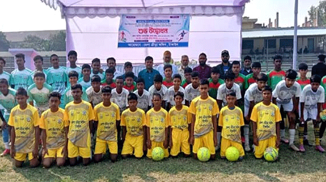 টাঙ্গাইলে কিশোর ফুটবলারদের প্রশিক্ষণের উদ্বোধন