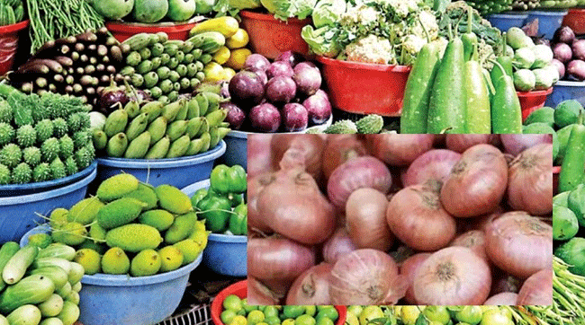 টাঙ্গাইলের বাজারে সবজিতে কিছুটা স্বস্তি ফিরলেও অস্বস্তি বাড়াচ্ছে পেঁয়াজ