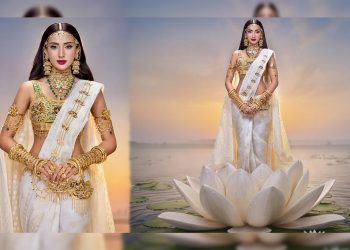 বিশ্বমঞ্চে জামদানিতে মিথিলার চমক