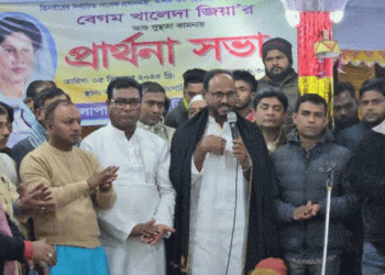 খালেদা জিয়ার রোগমুক্তি কামনায় টাঙ্গাইলের মন্দিরগুলোতে বিশেষ প্রার্থনা