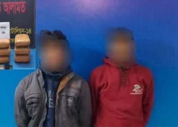 দেলদুয়ারে র‌্যাবের অভিযানে ৩০ কেজি গাঁজাসহ দুইজন গ্রেফতার