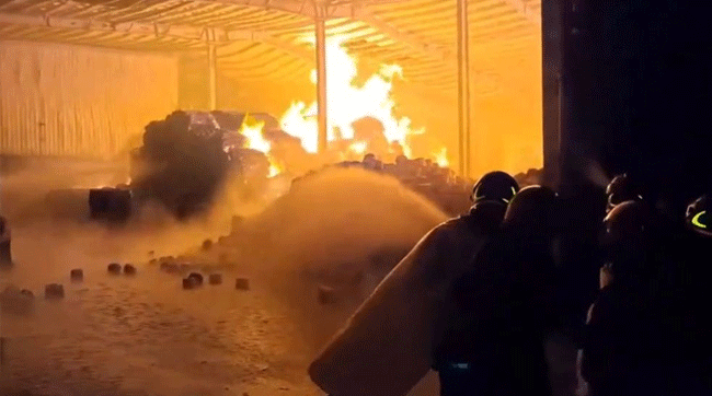 নরসিংদীতে স্পিনিং মিলেতে ভ'য়া'ব'হ অ'গ্নি'কা'ণ্ড