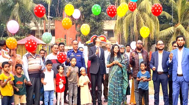 বাসাইলে উপজেলা শিশু পার্কের উদ্বোধন