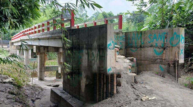 সংযোগ সড়ক না থাকায় অচল সেতু, ভোগান্তিতে টাঙ্গাইল সদরের ৩০ গ্রামের মানুষ