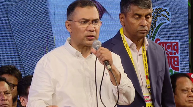 উত্তরায় পানি-গ্যাস সংকটের অবসানের প্রতিশ্রুতি তারেক রহমানের