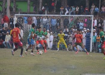 ভাসানী কাপ ফুটবলে টাঙ্গাইল এক্সপ্রেস ফাইনালে