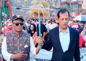 টাঙ্গাইল-১ মধুপুর আসনে বিএনপির গণমিছিল অনুষ্ঠিত