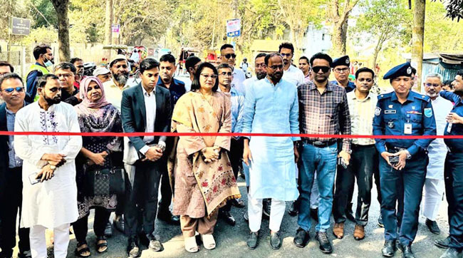 টাঙ্গাইল জেলা সদর আমতলা ও বৈল্যা সড়কের উদ্বোধন করলেন এমপি টুকু
