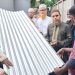 মির্জাপুরে গৃহহীন দুই পরিবারের মধ্যে ঢেউটিন বিতরণ