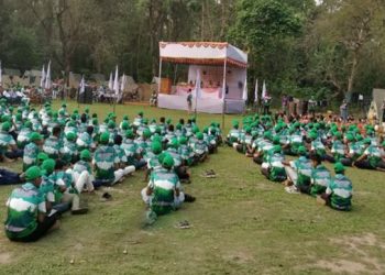মধুপুরে দেশে প্রথম স্কাউটের ঢাকা বিভাগীয় এডভেঞ্চার ক্যাম্প