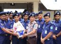 দেলদুয়ার থানা পরিদর্শনে পুলিশ সুপার শামসুল আলম সরকার