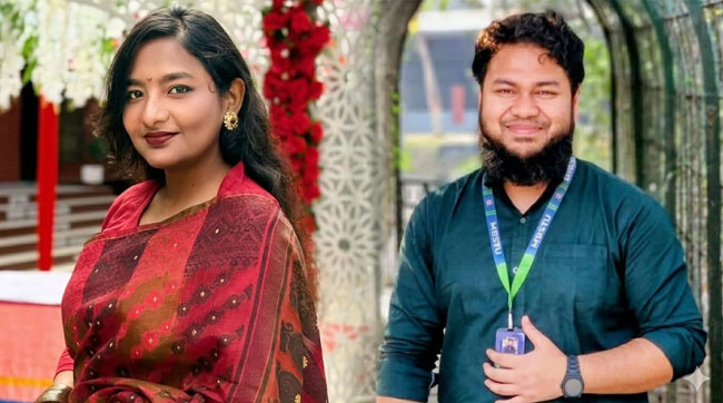 মাভাবিপ্রবি ডিবেটিং সোসাইটির সভাপতি মার্জিয়া, সাধারণ সম্পাদক সাজিদ