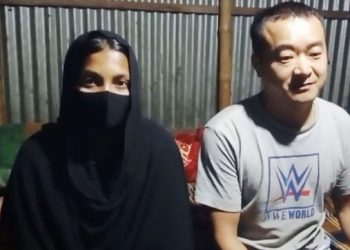 স্বপ্নার প্রেমের টানে ব্রাহ্মণবাড়িয়ায় চীনা যুবক