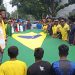 দিনাজপুরে বৃষ্টি উপেক্ষা করে ব্রাজিল সমর্থকদের শোভাযাত্রা
