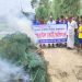 বাসাইলে ৯০ হাজার টাকার অবৈধ চায়না দুয়ারী জাল পুড়িয়ে ধ্বংস
