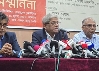 জুলাই সনদ বিতর্কের অবসান চান মির্জা ফখরুল