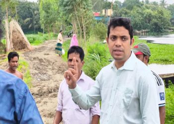 নিরাইলবাসীর দুর্ভোগ লাঘবে দ্রুত অস্থায়ী কাঠের ব্রিজ নির্মাণের আশ্বাস ইউএনও’র