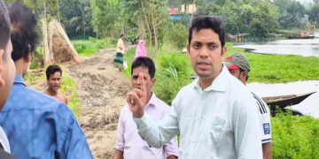 ​নিরাইলবাসীর দুর্ভোগ লাঘবে দ্রুত অস্থায়ী কাঠের ব্রিজ নির্মাণের আশ্বাস ইউএনও’র