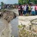 গোপালপুরে শাখারিয়া স্লুইসগেট এলাকায় প্রায় ১০০ মিটার বাঁধে ভাঙন