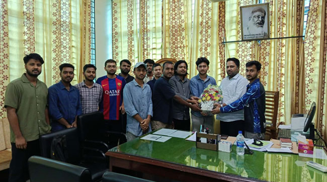 নবনিযুক্ত প্রক্টর অধ্যাপক ড. মনির মোর্শেদকে শুভেচ্ছা জানাল কালিহাতি উপজেলা শিক্ষার্থী কল্যাণ পরিষদ