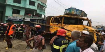ঘাটাইলে বাস-পিকআপের মুখোমুখি সংঘর্ষ, চালক নিহত