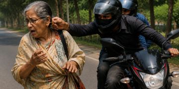 মির্জাপুরে প্রাতভ্রমণে বের হয়ে বৃদ্ধার স্বর্ণের দুল ছিনতাই