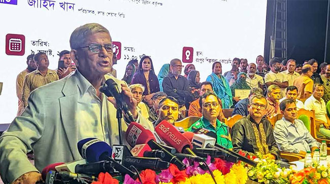 ‘বিরোধীদল হাসিনার ভাষায় কথা বলতে শুরু করেছে’: মির্জা ফখরুল