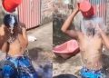 স্ত্রী চলে যাওয়ার পর ৪০ লিটার দুধ দিয়ে গোসল, ভিডিও ভাইরাল