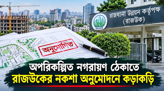 অপরিকল্পিত নগরায়ণ ঠেকাতে রাজউকের নকশা অনুমোদনে কড়াকড়ি