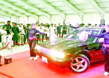 আইসিসিবিতে এক ছাদের নিচে গাড়ির বিশাল সমাহার