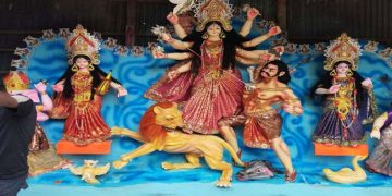 নাগরপুরে ১৩৮ মণ্ডপে দুর্গাপূজা, উৎসবের আমেজ