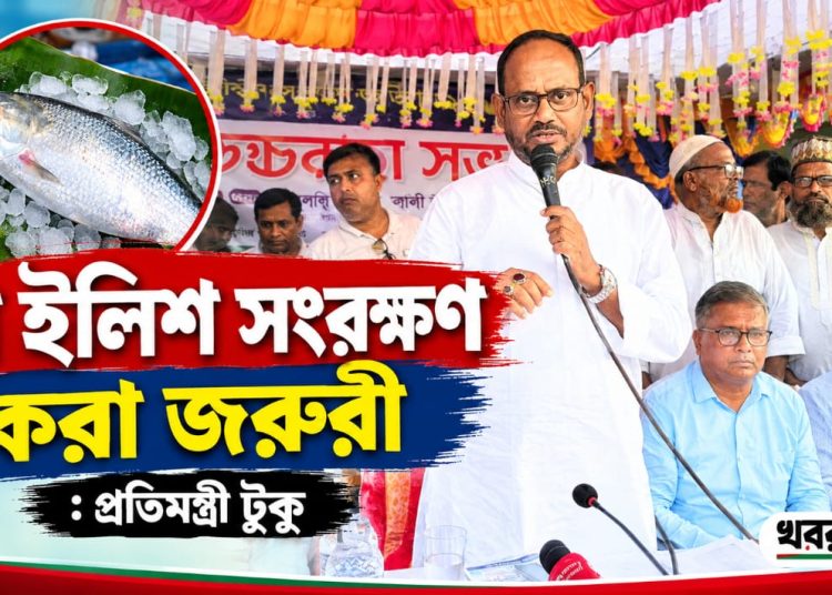 ইলিশ বাংলাদেশের গর্ব, তাই মা মাছ সংরক্ষণ জরুরী: প্রতিমন্ত্রী টুকু